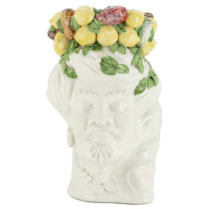 Ваза No Face Head Vase Man Big Белый Желтый Зеленый Ваза No Face Head Vase Man Big Белый Желтый Зеленый в Омске | Loft Concept