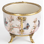 Фарфоровая чаша с бронзовыми элементами Eden Garden варинант исполнения - 3 | Loft Concept в Омске