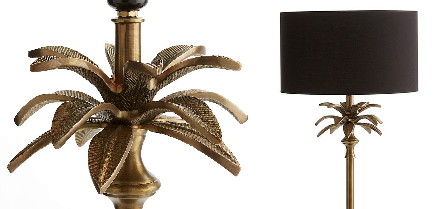 Торшер Palm Black Lampshade Торшер Palm Black Lampshade - Loft-Concept в Омске