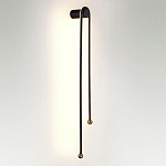 Бра черного цвета с изогнутым плафоном Luke Lampco Tracer Lamp варинант исполнения - 4 | Loft Concept в Омске