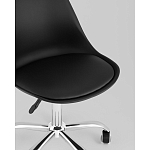 Офисный стул на металлическом основании EGGERY Black пластик варинант исполнения - 2 | Loft Concept в Омске