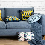 Чехол на подушку с двусторонним принтом и кисточками Ophelia Grove варинант исполнения - 6 | Loft Concept в Омске