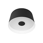 Потолочный светильник с цилиндрическим черным металлическим абажуром 20 Urban Dome варинант исполнения - 1 | Loft Concept в Омске