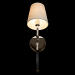 Бра с белым тканевым плафоном в форме конуса и металлическим основанием Nicoleta варинант исполнения - 5 | Loft Concept в Омске