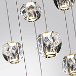 Люстра каскадня с 27-ю прозрачными шарообразными подвесами Bubbles Bocci варинант исполнения - 3 | Loft Concept в Омске