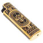 Зажигалка газовая с гравировкой Герба РФ в деревянной коробке Metal Lighters варинант исполнения - 1 | Loft Concept в Омске
