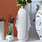 Ваза с золотисто-белыми фрагментами Faces of Imagination варинант исполнения - 9 | Loft Concept в Омске