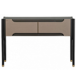 Консоль тёмно-коричневого цвета с 2-мя ящиками Gladstone варинант исполнения - 2 | Loft Concept в Омске