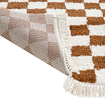 Ковер с шахматным принтом Chess Layout с эффектом шерсти варинант исполнения - 5 | Loft Concept в Омске