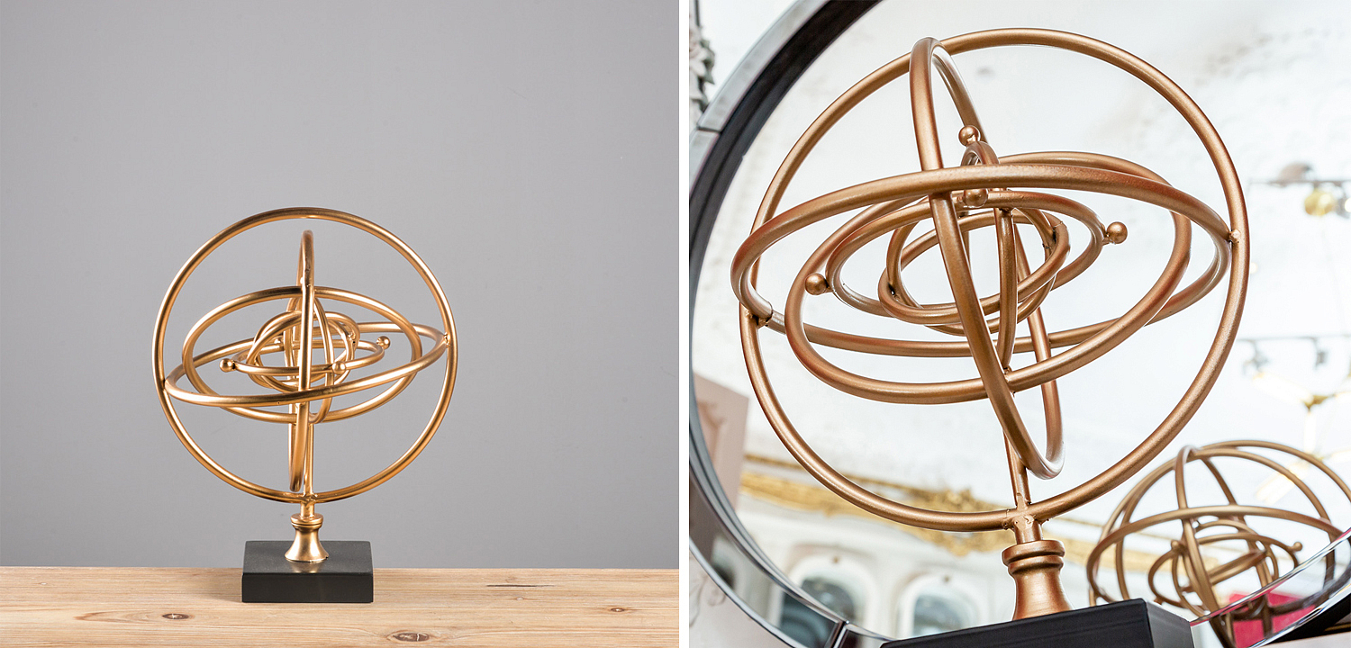 Статуэтка Sphere Sundial gold Статуэтка Sphere Sundial gold - Loft-Concept в Омске