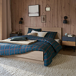 Черное матовое бра с декором под кожу Chestery варинант исполнения - 4 | Loft Concept в Омске