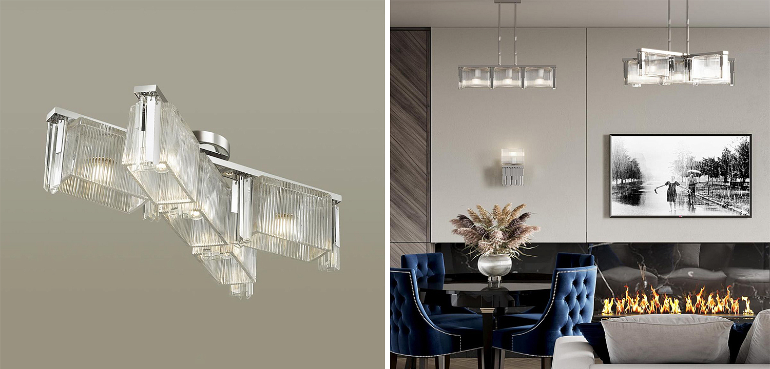 Люстра Madelen Chrome Chandelier 5 Люстра Madelen Chrome Chandelier 5 - Loft-Concept в Омске