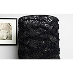 Напольная лампа черная с текстильными элементами "ЯРВИ" варинант исполнения - 3 | Loft Concept в Омске