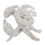 Статуэтка краб с детализированной текстурой в белом цвете Marine Accessories варинант исполнения - 2 | Loft Concept в Омске