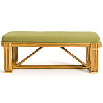 Скамья из ротанга с подушкой Mattia Rattan Bench варинант исполнения - 2 | Loft Concept в Омске