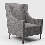 Мебельная ткань Шенилл серый цвет 142 см T4-46 варинант исполнения - 4 | Loft Concept в Омске