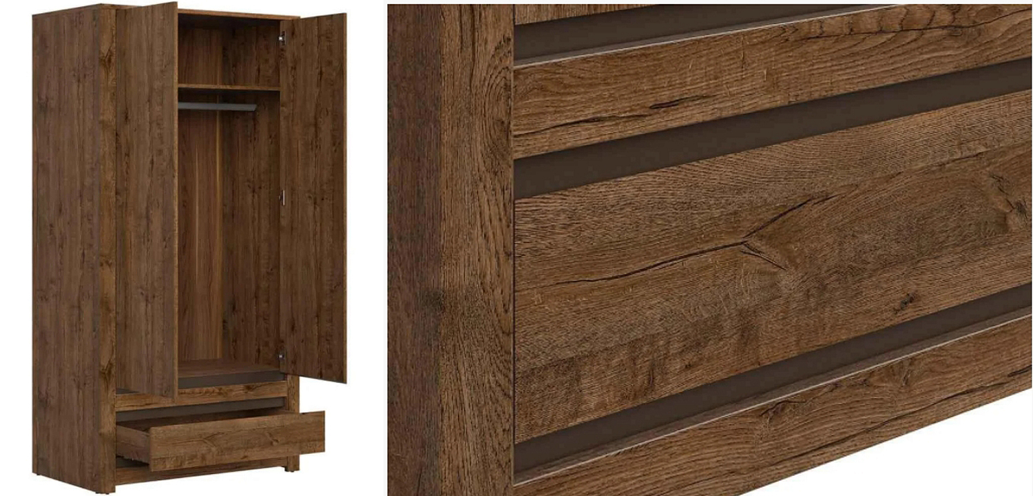 Шкаф Helga Wardrobe две двери Шкаф Helga Wardrobe две двери - Loft-Concept в Омске