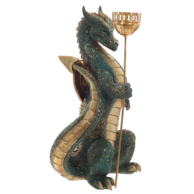 Подсвечник в виде дракона Dragon Candlestick Red Gold Blue Green Красный Золотой Синий Зеленый Подсвечник в виде дракона Dragon Candlestick Red Gold Blue Green Красный Золотой Синий Зеленый в Омске | Loft Concept