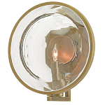 Бра круглое с прозрачным рельефным плафоном Crystal Prism варинант исполнения - 2 | Loft Concept в Омске