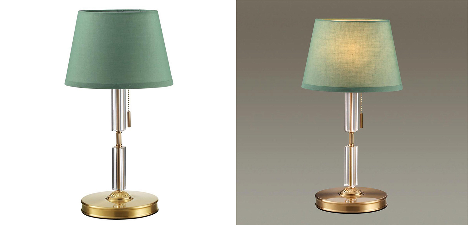 Настольная лампа Ramona Green Table Lamp - Loft-Concept в Омске
