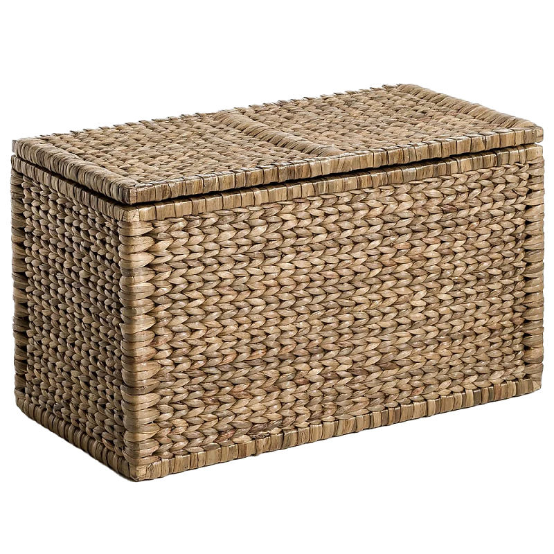 Плетеный сундук Laure Wicker Box Коричневый Плетеный сундук Laure Wicker Box Коричневый в Омске | Loft Concept