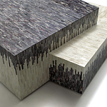 Дизайнерский журнальный стол с инкрустацией Plateau Coffee Table  варинант исполнения - 3 | Loft Concept в Омске