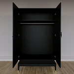 Платяной шкаф Elsa Dreams Black с 2-мя фасадами варинант исполнения - 3 | Loft Concept в Омске