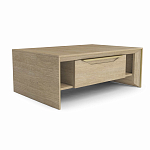 Стол журнальный с ящиками и открытыми полками Flowchart варинант исполнения - 2 | Loft Concept в Омске
