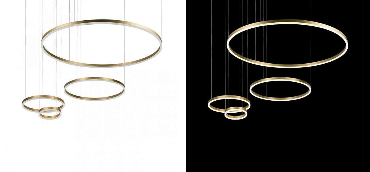 Люстра Neo Circles Gold II Люстра Neo Circles Gold II - Loft-Concept в Омске
