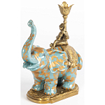 Фарфоровый подсвечник Слон с эмоцией Fluens варинант исполнения - 3 | Loft Concept в Омске