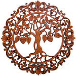 Панно из дерева LeafBerry Panel With Trees варинант исполнения - 1 | Loft Concept в Омске