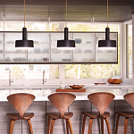 Подвесной светильник цилиндрический с белым плафоном Hinkley варинант исполнения - 11 | Loft Concept в Омске