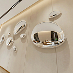 Абстрактная скульптура на стену в виде капли воды Water Outline варинант исполнения - 5 | Loft Concept в Омске