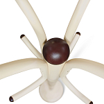 Вешалка напольная бежевая с 4-мя металлическими крючками Noble Branches варинант исполнения - 4 | Loft Concept в Омске