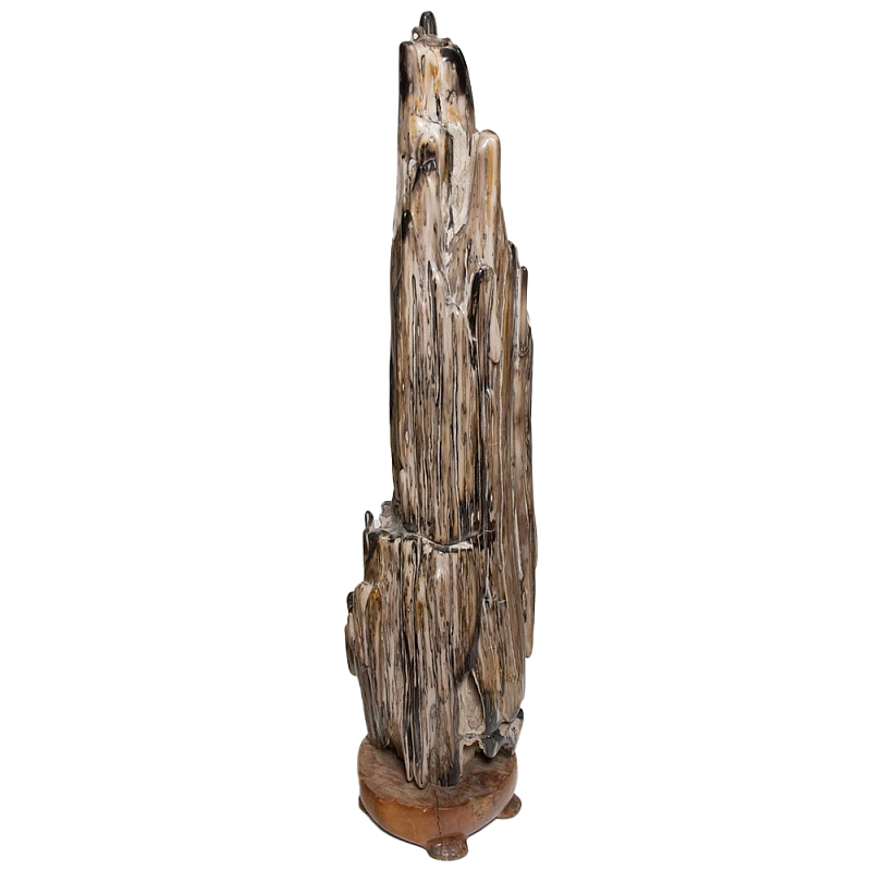 Аксессуар для интерьера из окаменелого дерева Petrified Wood Statuette Коричневый Аксессуар для интерьера из окаменелого дерева Petrified Wood Statuette Коричневый в Омске | Loft Concept