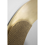 Зеркало золотое со вставками в виде геометрических фигур варинант исполнения - 3 | Loft Concept в Омске