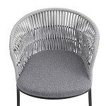 Кресло с декоративным плетением на спинке и подлокотниках Armchair Weaving варинант исполнения - 5 | Loft Concept в Омске