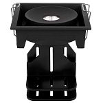 Встраиваемый спот светодиодный черного цвета квадратной формы из металла Pure Square варинант исполнения - 4 | Loft Concept в Омске