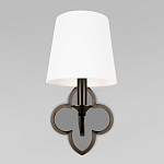 Бра с белым текстильным абажуром и фигурным основанием с зеркальной вставкой Vitorino варинант исполнения - 18 | Loft Concept в Омске