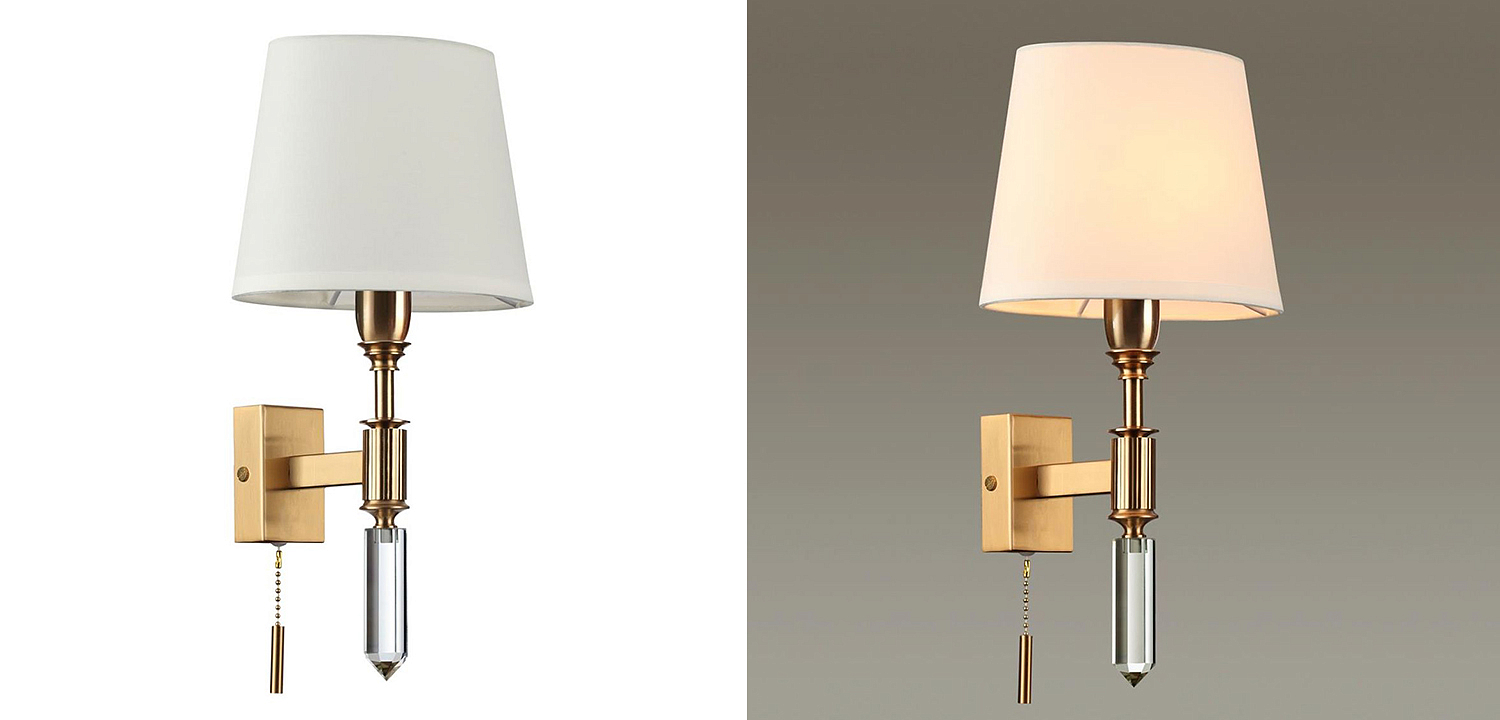Бра Ramona White Wall Lamp Бра Ramona White Wall Lamp - Loft-Concept в Омске