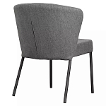 Стул серый с широкой закругленной спинкой Chair Gray Attractive варинант исполнения - 3 | Loft Concept в Омске