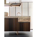 Кухонный гарнитур из массива дуба и камня Ratio Dada Engenereed варинант исполнения - 12 | Loft Concept в Омске