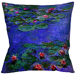Подушка декоративная с цветочным принтом Impressionism in Art варинант исполнения - 2 | Loft Concept в Омске