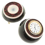 Часы настольные в виде шара из натурального камня Ball Stone Clock варинант исполнения - 8 | Loft Concept в Омске