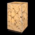 Торшер прямоугольный из натурального камня Calcite Geometry варинант исполнения - 7 | Loft Concept в Омске