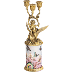 Фарфоровый подсвечник Лебедь с ангелом Asse варинант исполнения - 1 | Loft Concept в Омске