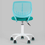 Яркий компьютерный стул Tropica Turquoise варинант исполнения - 4 | Loft Concept в Омске