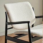 Кресло с каркасом и ножками из древесины и мягкими сиденьем и спинкой Venice варинант исполнения - 8 | Loft Concept в Омске