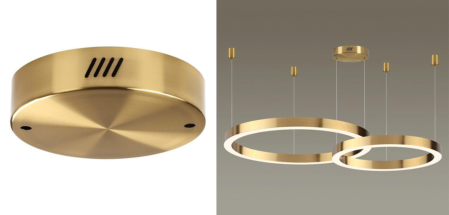 Основание для светильника Ring Horizontal Gold 18 Основание для светильника Ring Horizontal Gold 18 - Loft-Concept в Омске