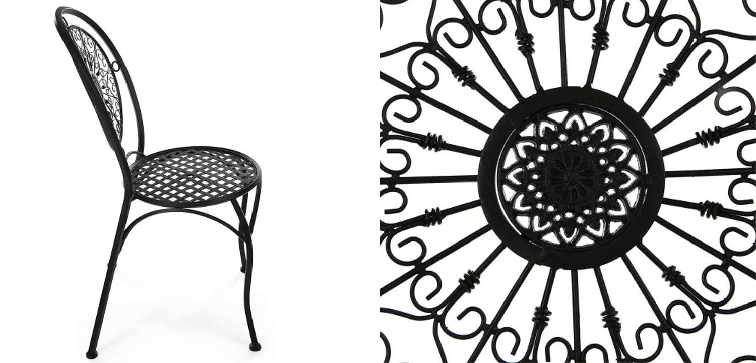Стул Forged Patterns Anita Black Стул Forged Patterns Anita Black - Loft-Concept в Омске